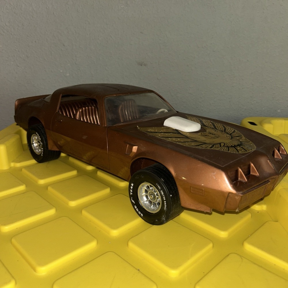 Vintage Pontiac Trans Am Processed Plastics Co. Made in USA Gold Brown 18 inches